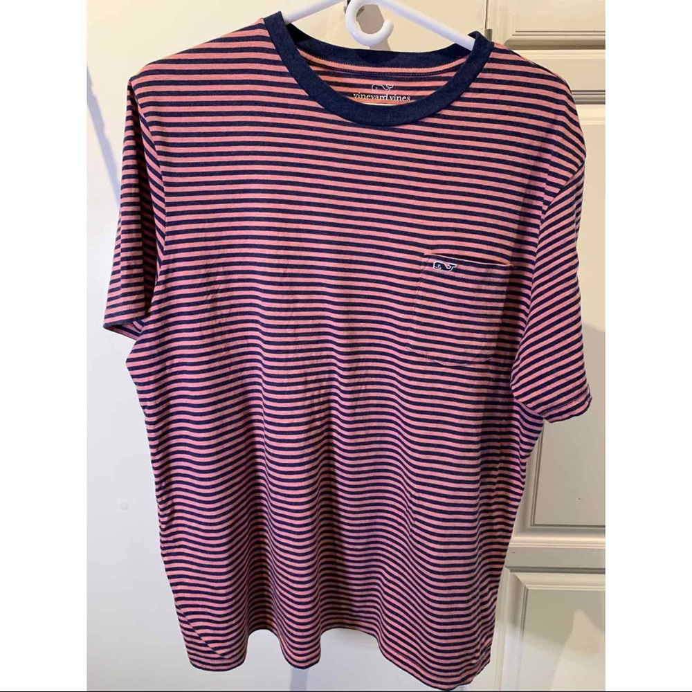 Vineyard Vines Striped Shirt.  Size Medium
